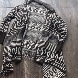 Maurice’s fringe tribal cardigan